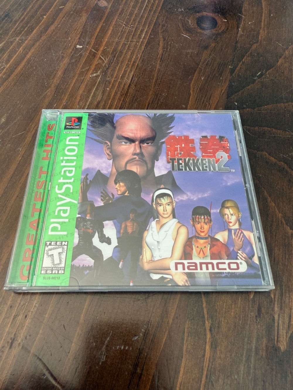 Sony PlayStation Tekken 2 Greatest Hits - Green & Purple Cover
